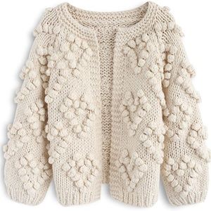 Handmade Chunky Knit Cardigan
